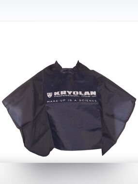 NWT Kryolan Professional Makeup Cape Size Small in Navy Blue